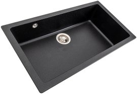 Sudoper Paruana 79 crni sa sifonom