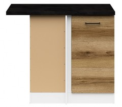 Donji kutni ormar Junona Line desni 100x60 cm (radna ploča) - rađeno hrast