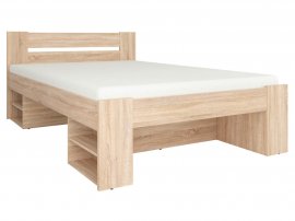 Krevet Nepo Plus - 140x200 cm - sonoma hrast