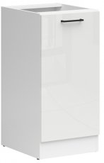 Donji element Junona Line desni - bijela/kreda sjaj - 40 сm
