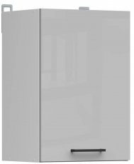 Gornji element Junona Line - bijela/sivai visoki sjaj - 40 cm