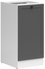 Donji element Junona Line lijevi - bijela/graphite - 40 cm