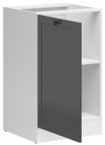 Donji element Junona Line lijevi - bijela/graphite - 50 cm