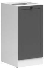 Donji element Junona Line lijevi - bijela/graphite - 50 cm