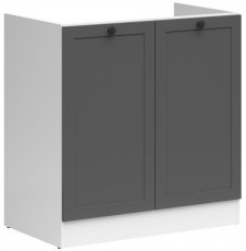 Element za sudoper Junona Line - bijela/graphite - 80 cm