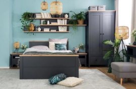 Ormar Hesen - Graphite/artisan hrast