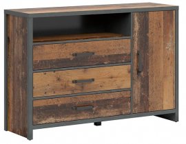 Komoda Weston - Vintage bor/Matera