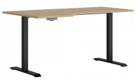 Lijevi kutni radni stol podesivi Space office - 160 cm