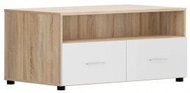 Stolić za dnevni boravak Modeo - Sonoma hrast/bijela