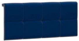 Tapecirano uzglavlje za krevet Tetrix - 90x200 cm - plava