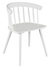 Blagovaonska stolica široka Patyczak - Bijela