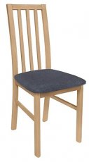 Blagovaonska stolica Ramen - Prirodni hrast/tamnosiva 