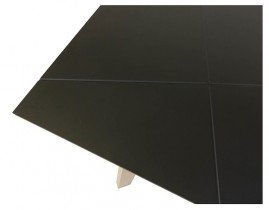 Black Red White - Blagovaonski stol na razvlačenje Forn - Stirling hrast/crna