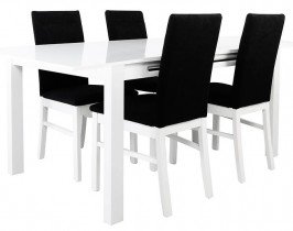 Black Red White - Blagovaonski stol na razvlačenje Assen