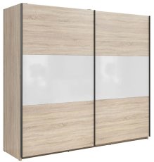 Ormar Tetrix 220 cm - sonoma hrast/bijeli sjaj