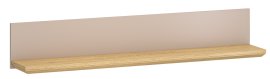 Zidna polica Idello 130 cm - taupe/hrast kameni