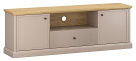 TV komoda Idello 2d1s - taupe/hrast kameni