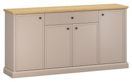 Komoda Idello 4v1l - taupe/hrast kameni
