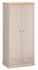 Garderobni ormar Idello 2v1l - taupe/hrast kameni