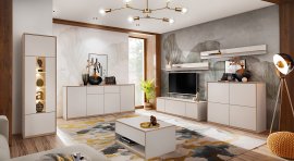 Dnevni boravak i spavaća soba Complex - bijela