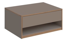 Klub stolić Complex 1s/90 - siva kamena