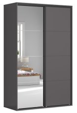 Ormar s kliznim vratima i ogledalom Flex Set №236 - 150 cm