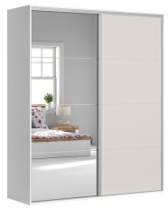 Ormar s kliznim vratima i ogledalom Flex Set №244 - 200 cm