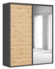 Ormar s kliznim vratima i ogledalom Flex Set №247 - 200 cm