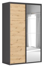 Ormar s kliznim vratima i ogledalom Flex Set №248 - 150 cm