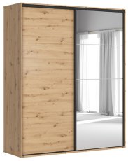 Ormar s kliznim vratima i ogledalom Flex Set №261 - 200 cm