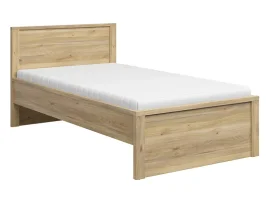 Krevet Kaspian 120T - 120x200 cm - hrast mauvella