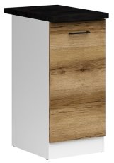 Donji ormarić Junona Line lijevi 40 cm - delano hrast