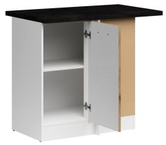 Donji kutni ormar Junona Line desni 100x60 cm (radna ploča) - rađeno hrast