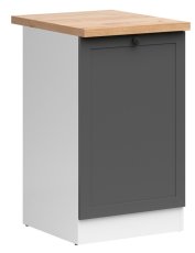 Donji ormarić Junona Line desni 50 cm (radna ploča) - grafit