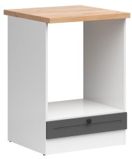 Donji ormarić za ugradbenu pećnicu Junona Line 60 cm (radna ploča) - grafit