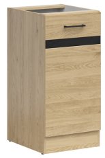 Donji ormarić Junona Line lijevi 40 cm (bez radne ploče) - hrast bernstein