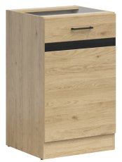 Donji ormarić Junona Line desni 50 cm (bez radne ploče) - hrast bernstein