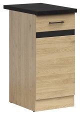 Donji ormarić Junona Line lijevi 40 cm (radna ploča) - hrast bernstein