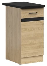 Donji ormarić Junona Line desni 40 cm (radna ploča) - hrast bernstein