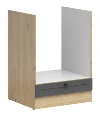 Donji ormarić za ugradbenu pećnicu Junona Line 60 cm (bez radne ploče) - hrast bernstein/grafit