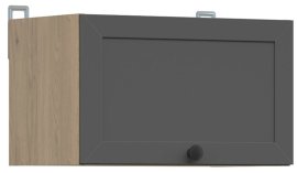 Gornji ormarić Junona Line 50 cm - hrast bernstein/grafit