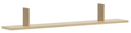 Zidna polica Junona Line 100 cm - hrast bernstein