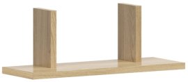 Zidna polica Junona Line 40 cm - hrast bernstein