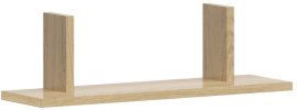 Zidna polica Junona Line 50 cm - hrast bernstein