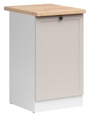 Donji ormarić Junona Line desni 50 cm (radna ploča) - bijela/uni kašmir