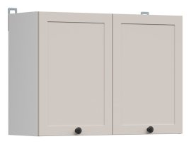 Gornji ormarić Junona Line 80 cm - bijela/uni kašmir