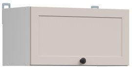 Gornji ormarić Junona Line 60 cm - bijela/uni kašmir