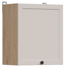 Gornji ormarić Junona Line 50 cm - hrast bernstein/uni kašmir