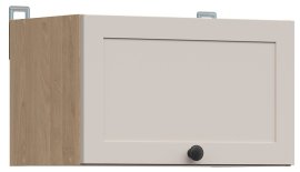 Gornji ormarić Junona Line 50 cm - hrast bernstein/uni kašmir