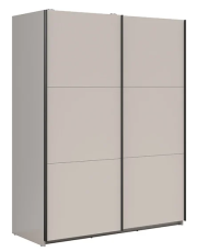 Garderobni ormar s kliznim vratima Tetrix 153 cm - kašmir
